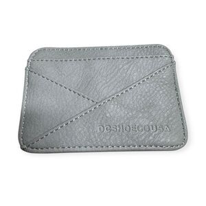 Dc Shoes Stacked‎ Card Holder Light Blue Wallet Minimalist